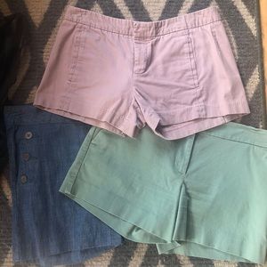 LOT of three pairs of shorts